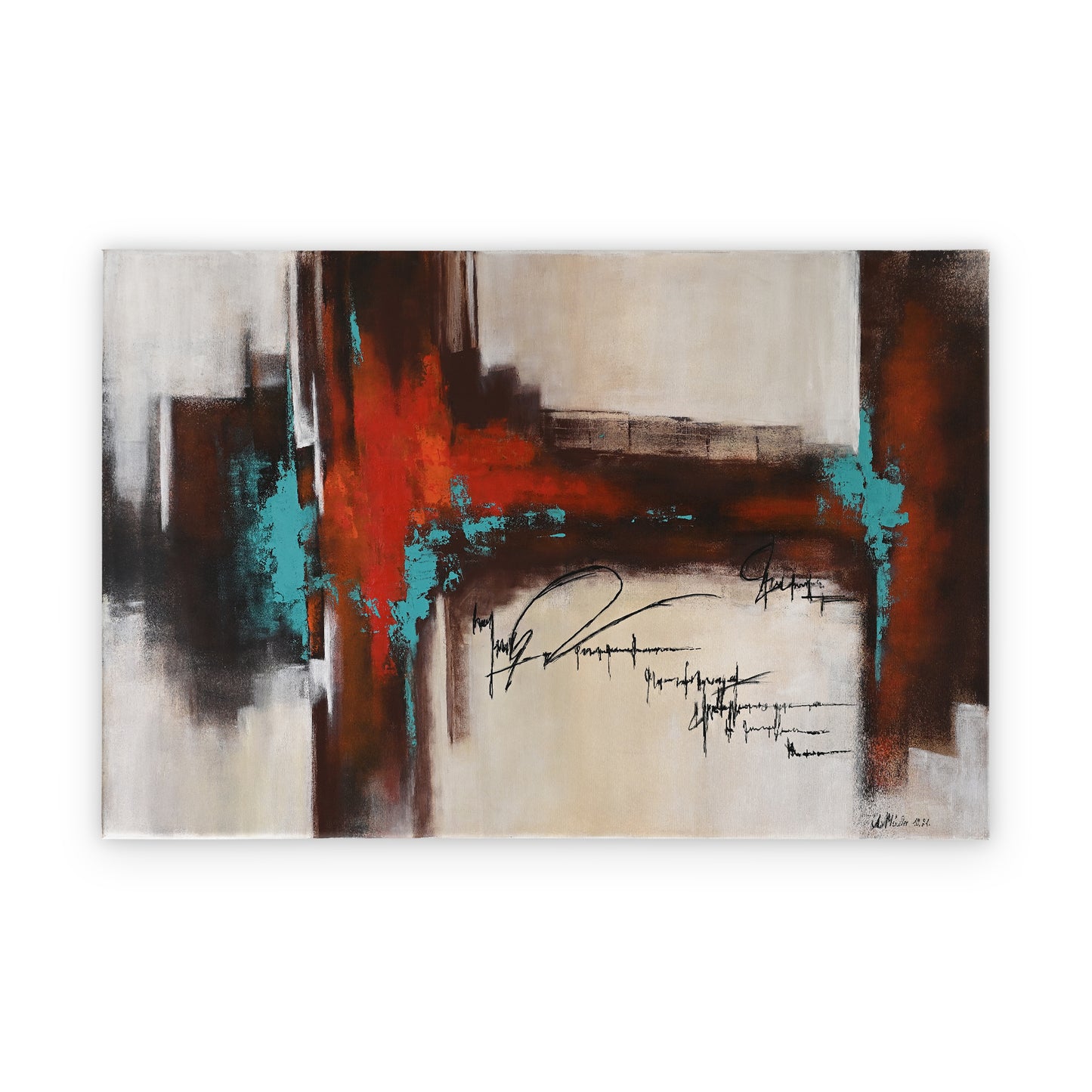 Nachricht auf der Brücke